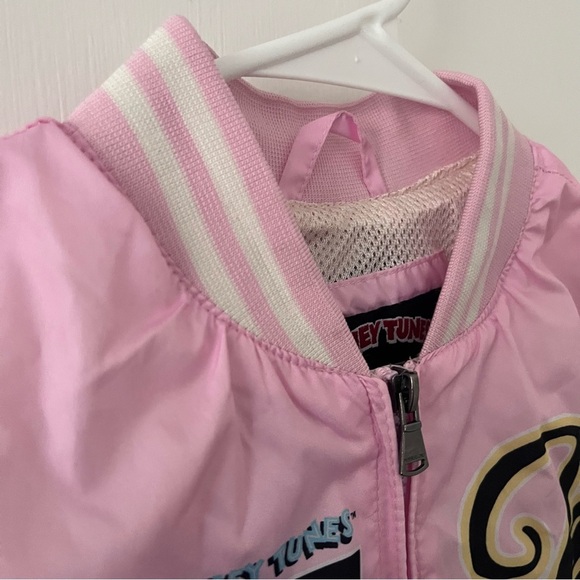 Members Only Looney Tunes Varsity Jacket Girls 10/12 - Picture 3 of 16